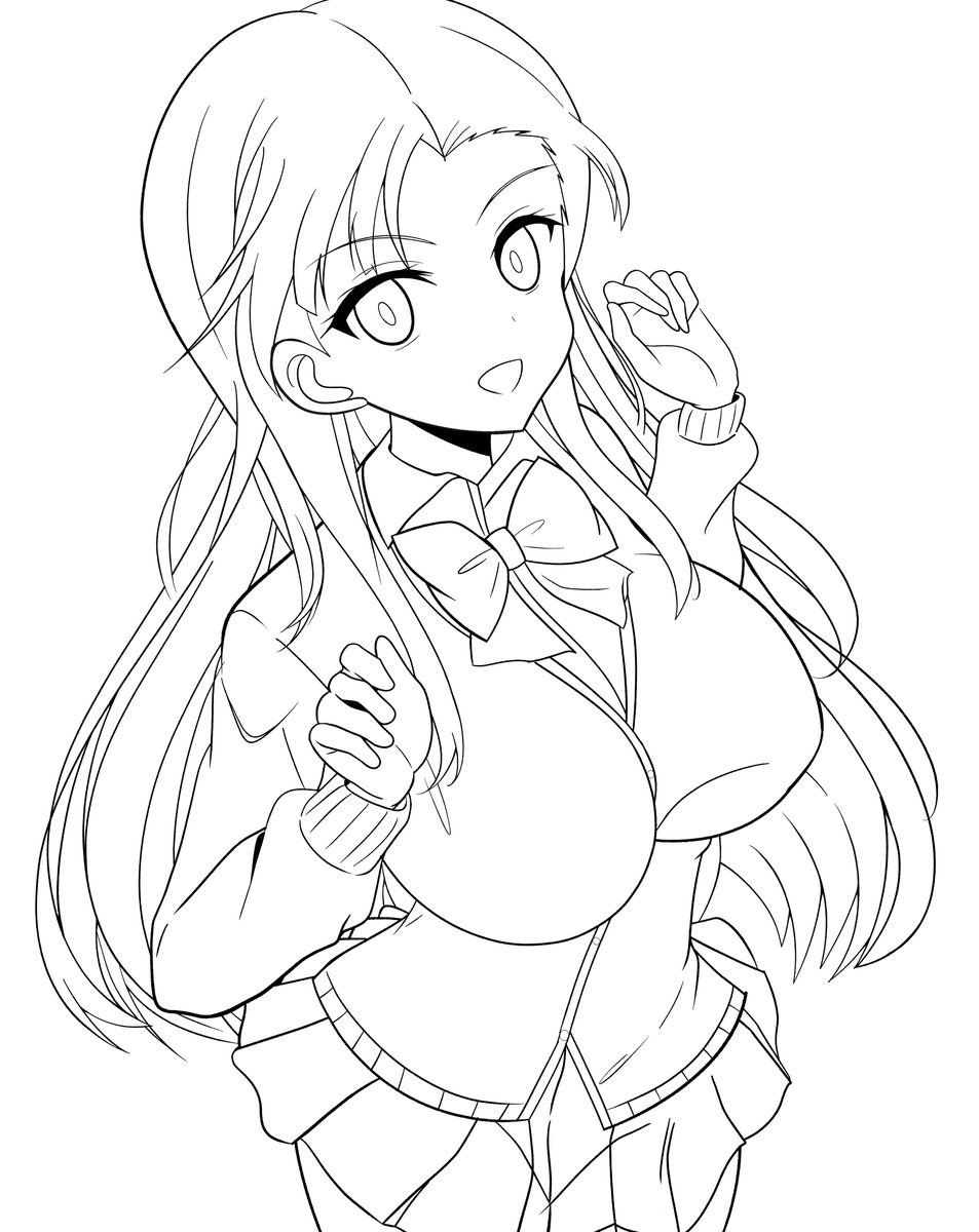 ちょこちょこ途中経過を保存してるのがあります(⁠*⁠'⁠ω⁠`⁠*⁠) #あなたの線描き見せて下さい 