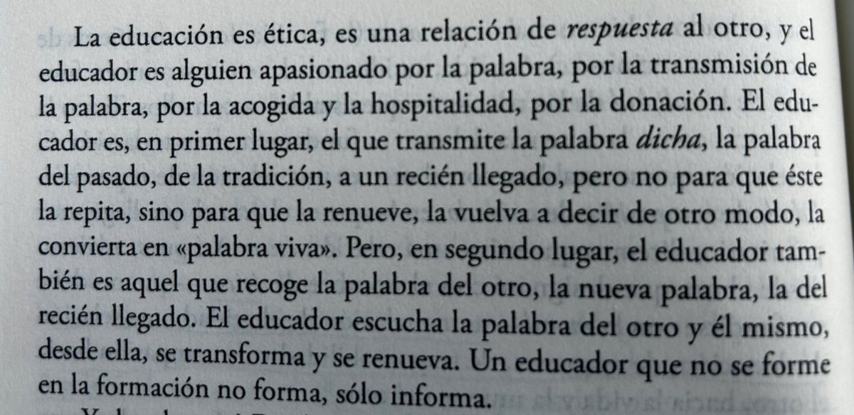 Leer apaciblemente un sábado por la mañana y encontrarte inesperadamente este párrafo. ¿Qué os parece? 🧠