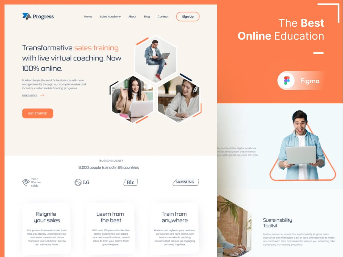 idealrahi's tweet image. Progress-virtual Sales Training &amp;amp; Coaching Platform UI
Just designed a clean UI concept for Progressv a virtual coaching platform for sales training teams.
100% online, trusted by global brands. Built in Figma 
Thoughts?
#UIDesign #UXDesign #SalesPlatform #OnlineTraining #Figma