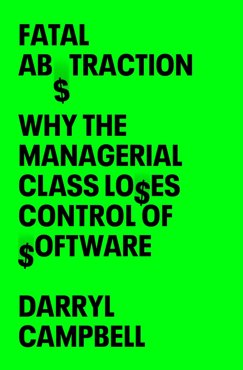ronimmink's tweet photo. How the promise of the digital age has turned to ash in front of our eyes. How the rhetoric of salvation and techno-optimism lead not only to petty disappointments but also to society-breaking catastrophes.
https://t.co/nm9ZrKdO3A
#software #managerialism #chaos https://t.co/iGJkgmxMsa