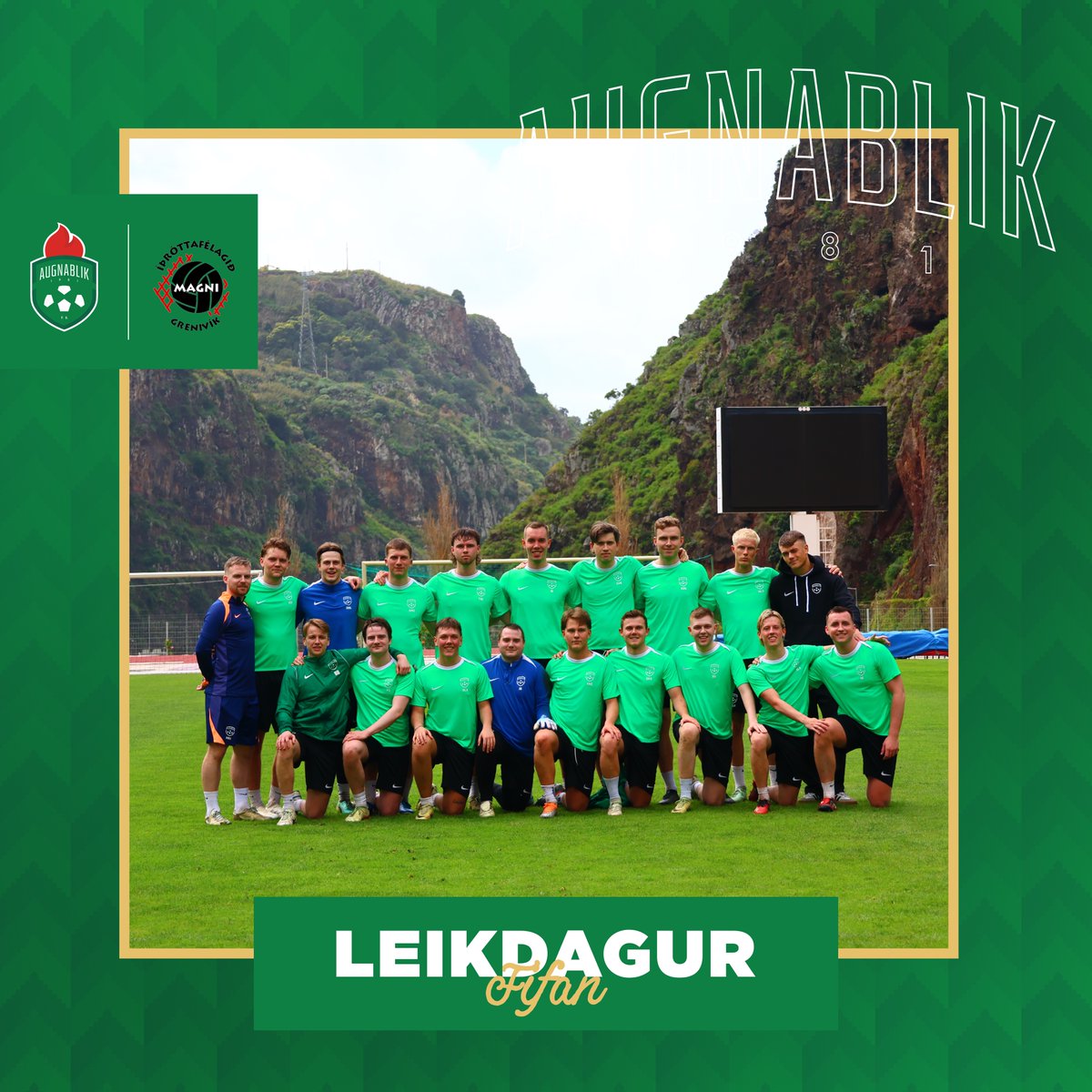 Ballið byrjar gegn Magna Grenivík kl. 16:00 í Fífunni í dag.