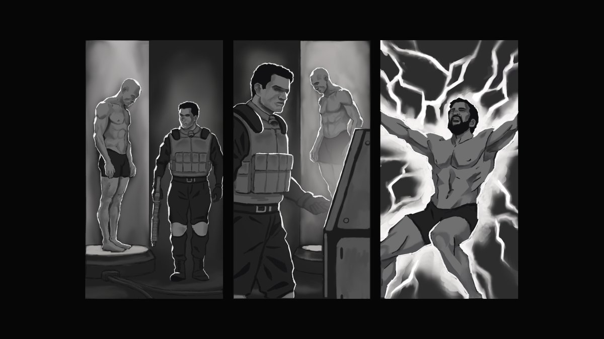 CatHuntTree's tweet image. Here are some of the comic cutscenes for Shell Soldier.
#indiegame #gamedev #indiedev #illustration #comic