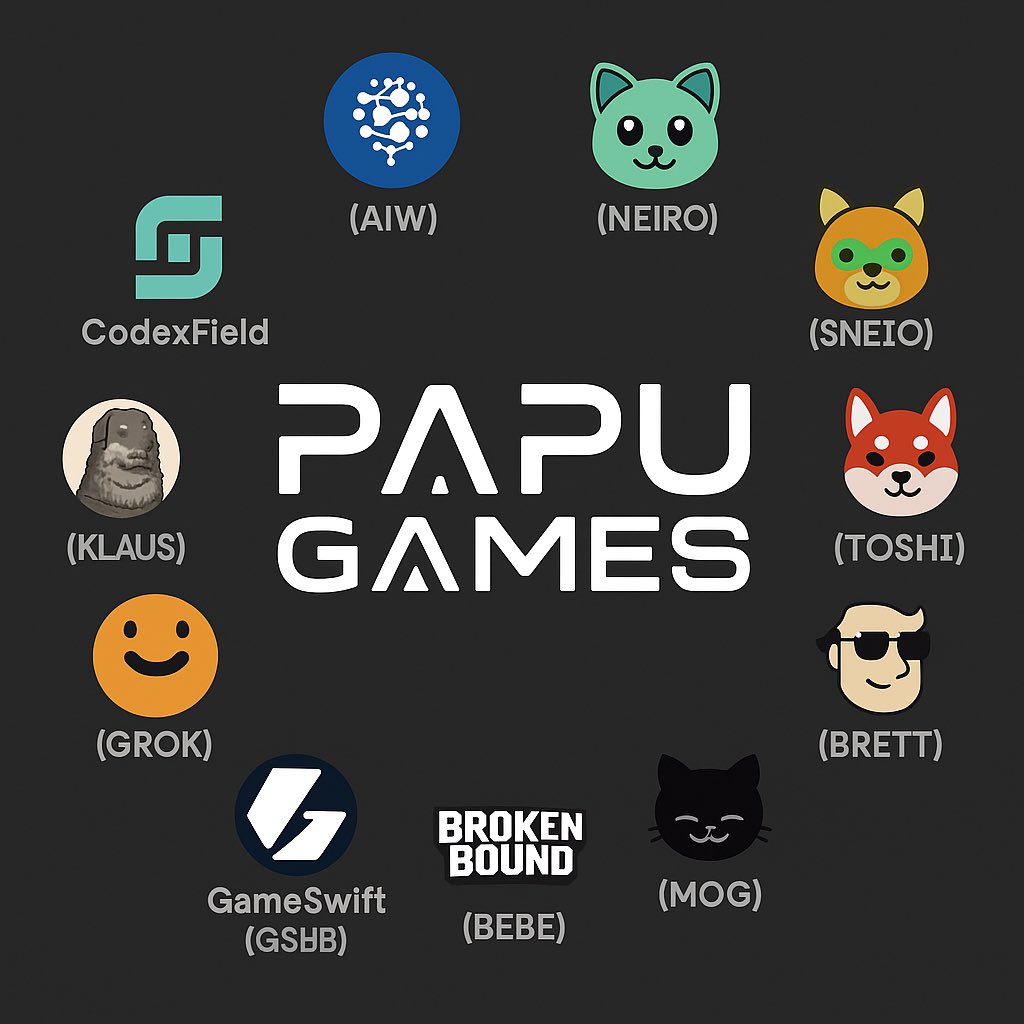 Hakannerdogannn's tweet photo. 🚨BREAKING🚨
Papu Games just partnered with half the memecoin world in 72 HOURS.

• $GROK, $TOSHI, $BRETT, $MOG, $KLAUS, $NEIRO
• @GameSwift_io @BrokenBound @CodexField 
• 12+ new tokens integrated into #PapuArena

This isn’t a game anymore.
It’s a Web3 revolution.

Brace yourself.
@PapuNextGen is building a cross-chain empire.
#GameFi #Web3 #CryptoGaming #PAPU