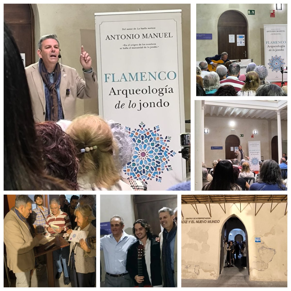 Qué noche más emocionante la vivida ayer en el Castillo de Chipiona. Presentamos "Arqueología de lo jondo", con la sala a rebosar, acompañado con la guitarra de Juan Gómez y Manuel Cerpa. Gracias al Ateneo de Chipiona, especialmente a Manuel Monge, por hacerlo posible.