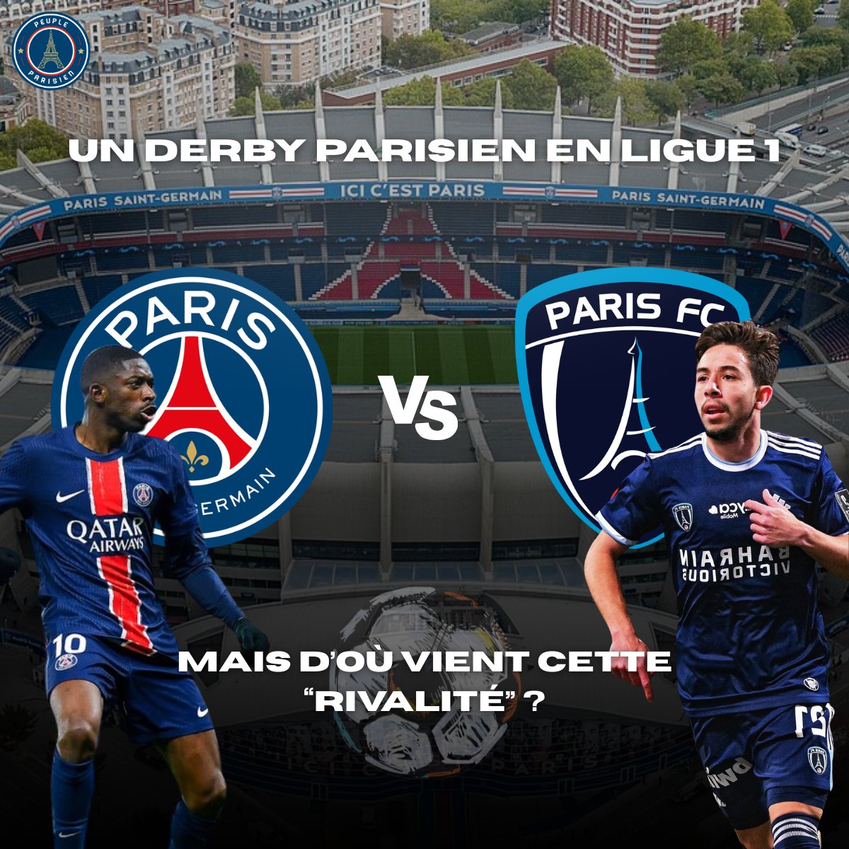 📚 THREAD :

Avec la promotion officielle du Paris FC en Ligue 1 pour la saison 2025-2026, l’occasion est idéale pour revenir sur l’histoire commune entre notre club et ce nouveau voisin parisien de l’élite.

N'hésitez pas à partager ! 😄❤️💙

⏬⏬

#PSG #TeamPSG #Ligue1