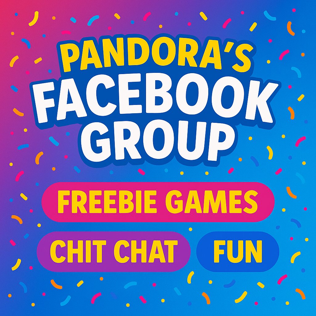If you're not in the group, you're missing out on all the fun! Join Pandora’s Facebook Group for exclusive freebie games, early access to competition's 🎉🎉
facebook.com/share/g/1VinjU…