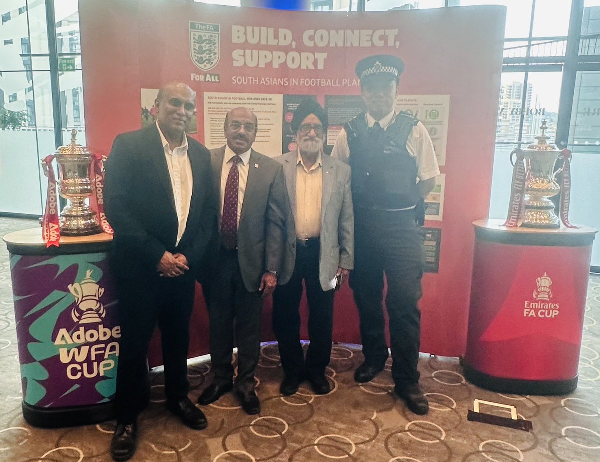 Vaisakhi celebration at Wembley Stadium - thank you to the FA for organising. <a href="/DawnButlerBrent/">Dawn Butler ✊🏾💙</a> <a href="/drrajaamjidriaz/">Central mosque of Brent</a> <a href="/MAsgharButt/">Cllr Muhammed Butt</a> <a href="/wembleystadium/">Wembley Stadium</a> <a href="/EnglandFootball/">England Football</a> <a href="/FootballAssoc/">The FA</a> <a href="/NadiaKhanWrites/">Nadia Khan</a> <a href="/HarbiFarahh/">Cllr Harbi Farah</a>  <a href="/MPSBrent/">Brent MPS | North West BCU</a>