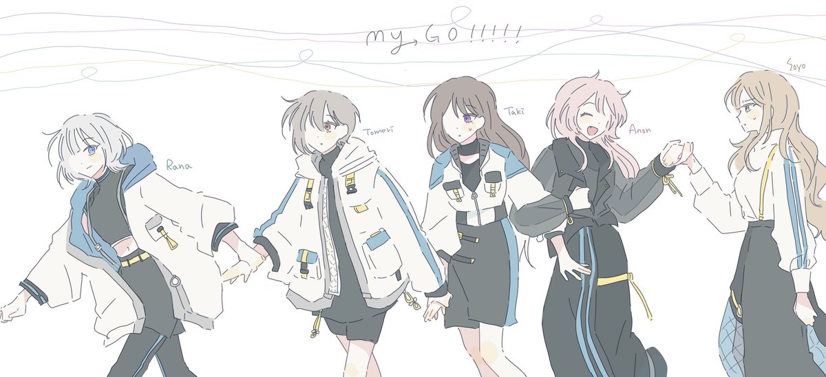 Chap55al_'s tweet image. #MyGO #バンドリ 
의상이 예뻐요