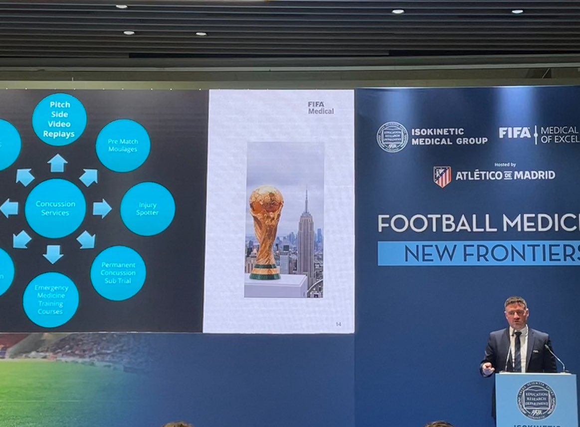 Katharina Grimm MD (@kgrimmsa) on Twitter photo How can we make the Concussion Assessment and Rehabilitation Service that we offer at our World Cups available to every player globally? Respond to Dr <a href="/andy_massey/">Dr Andy Massey</a> ‘s invitation and reach out to FIFA Medical if you want to help. <a href="/FIFAMedical/">FIFA Medical Network</a> <a href="/footballmed/">Isokinetic Conference</a> How can we make the Concussion Assessment and Rehabilitation Service that we offer at our World Cups available to every player globally? Respond to Dr <a href="/andy_massey/">Dr Andy Massey</a> ‘s invitation and reach out to FIFA Medical if you want to help. <a href="/FIFAMedical/">FIFA Medical Network</a> <a href="/footballmed/">Isokinetic Conference</a>