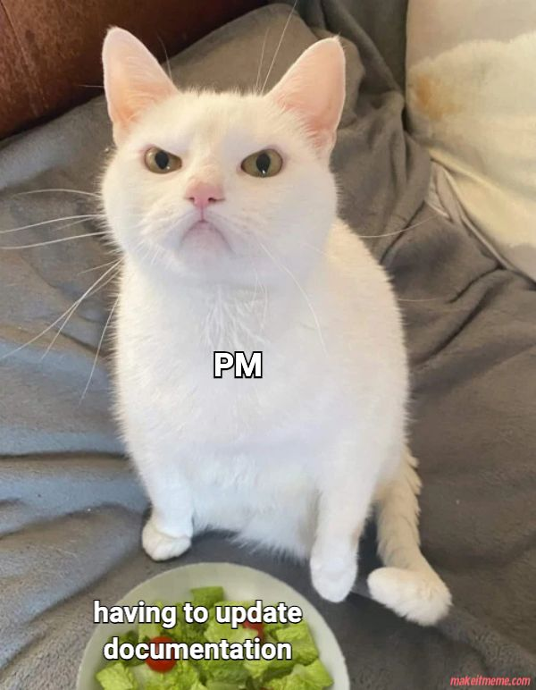 😾 Not our favorite task. 

#productmanagement #meme #funny