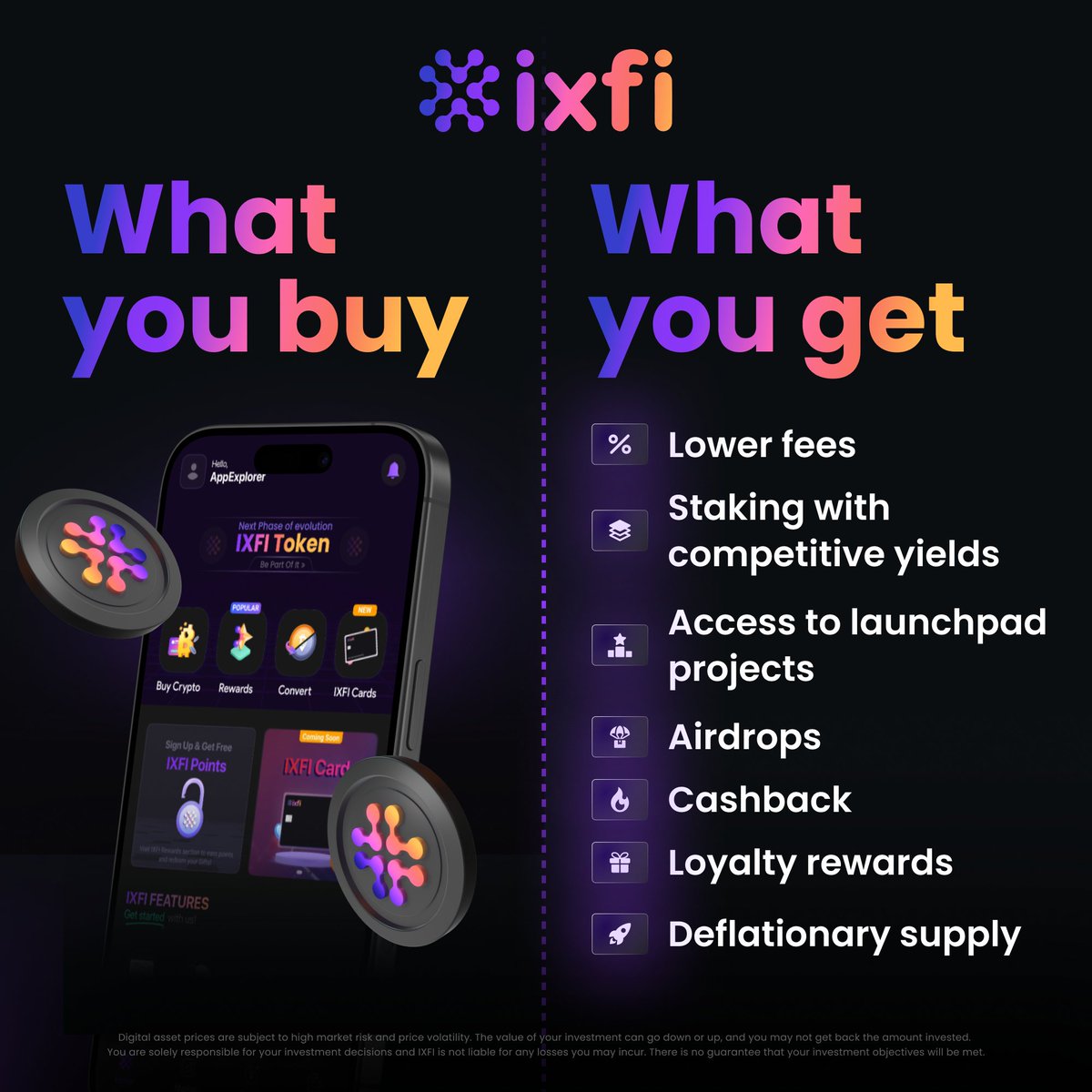 ixfiexchange's tweet photo. The $IXFI token is wired into everything we've built.

It's how users tap into real benefits, stay active, and get rewarded across the platform. https://t.co/IIXFhyhzb6