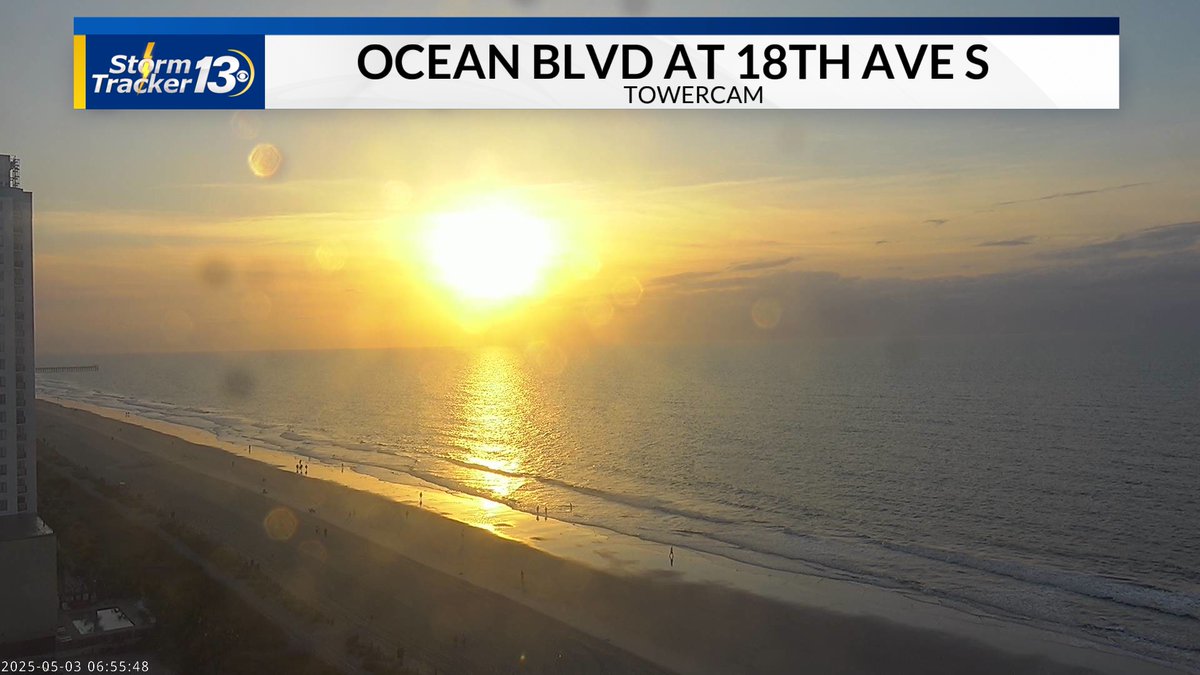 Kristachangwx's tweet photo. A partly cloudy sunrise this morning! https://t.co/4XvoKKkn6Q