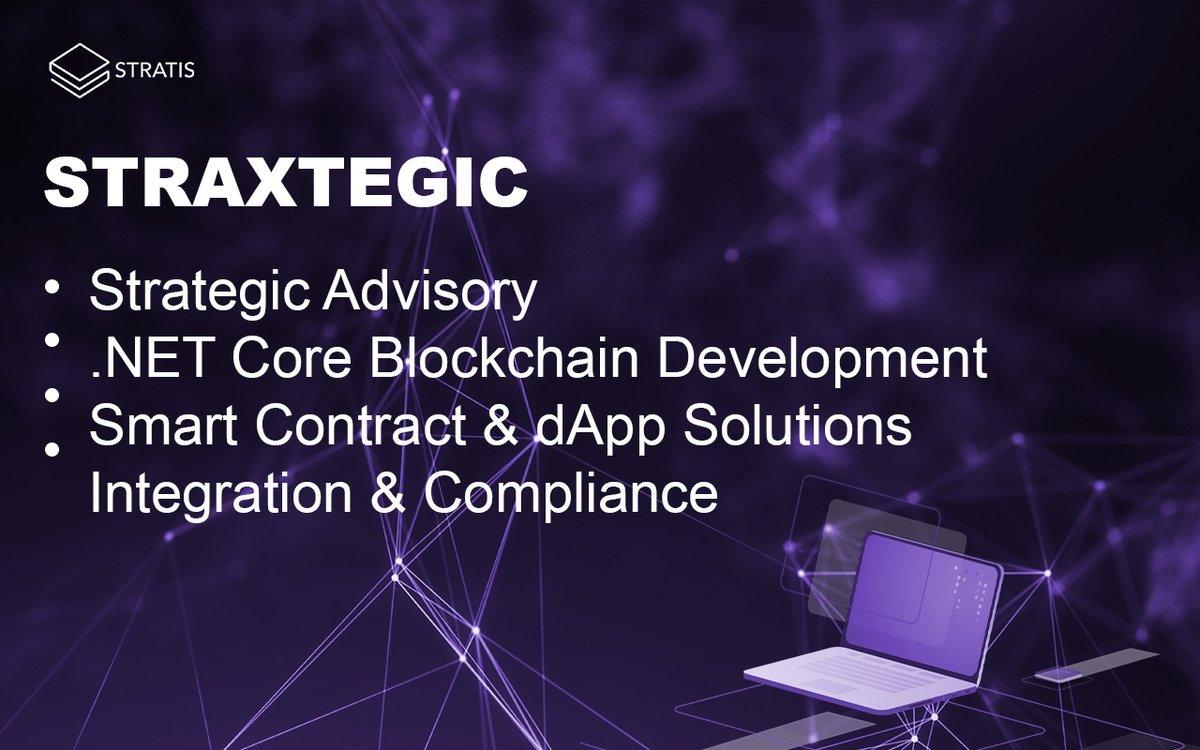 XertraPlatform's tweet photo. Unlock blockchain potential with StraxTegic, Stratis’ tailored solution for businesses entering Web3.

From strategic advisory to expert development, we empower innovation and drive real results.

🔗 Learn more: https://t.co/SZc51WkW0n https://t.co/5Hij1tImwo