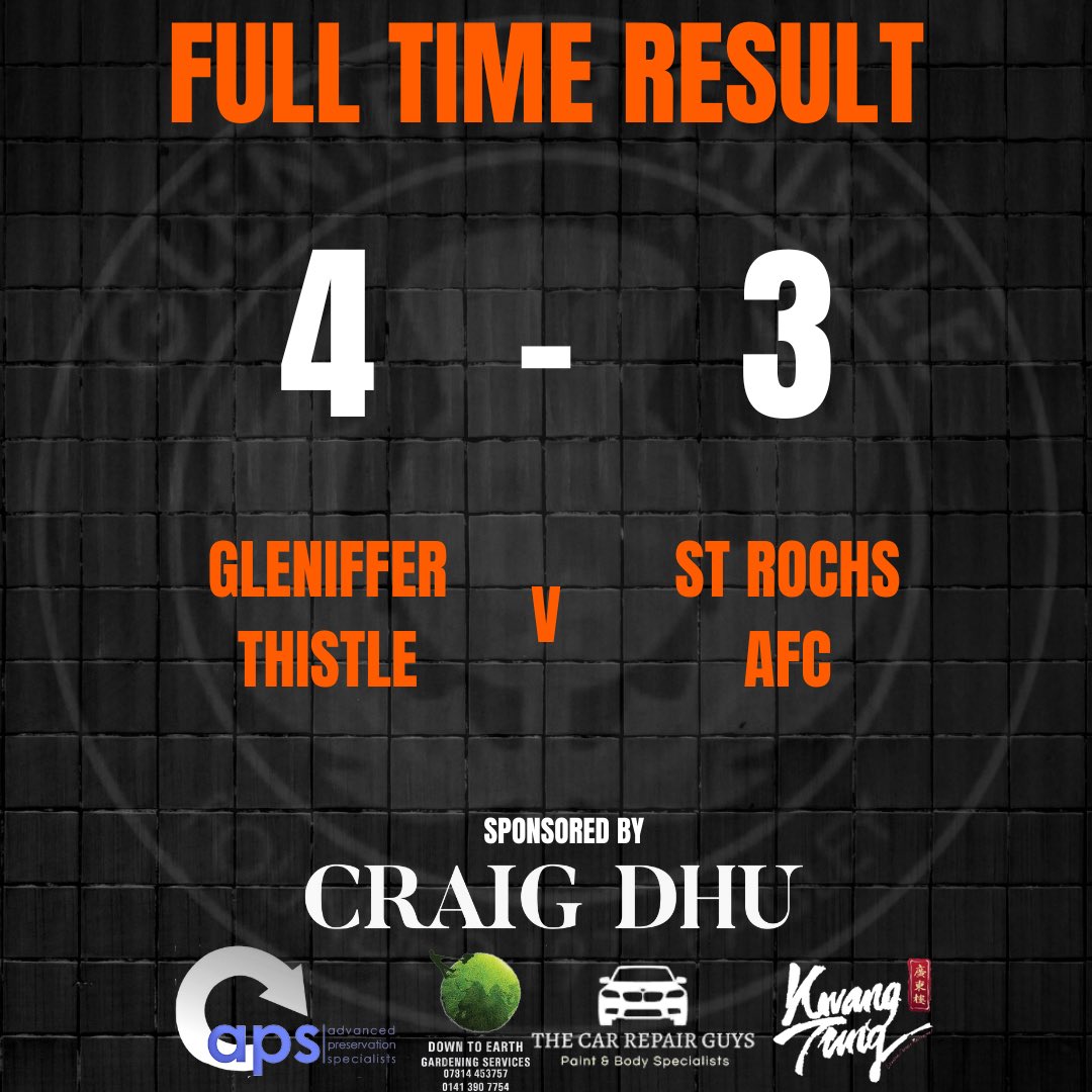The Paisley jags are playoff bound!!

After going down to 10 men we come back from 2-0 down to claim the 3 points and book our place in the promotion playoffs 🟧⬛️