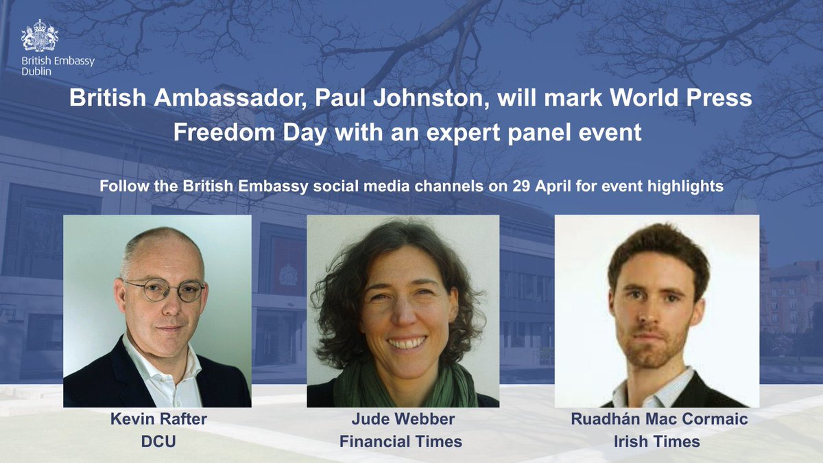 This week Ambassador <a href="/PJohnstonFCDO/">Paul Johnston</a> hosted an expert panel event to mark #WorldPressFreedomDay.

The event celebrated the dedication and courage of journalists who strive to bring the truth to light.