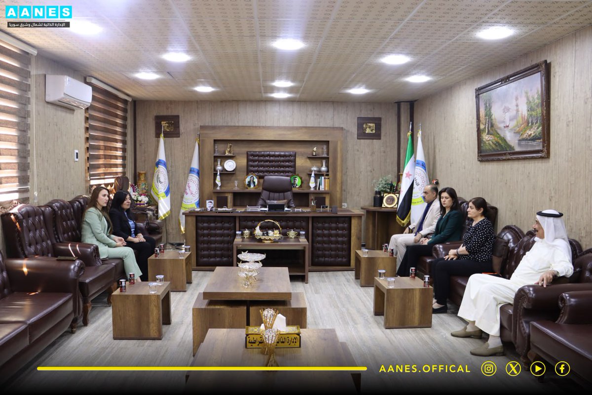 وفد من المؤتمر الوطني الكردستاني يبحث دور المرأة مع الهيئة الرئاسية للمجلس التنفيذي في الإدارة الذاتية لإقليم شمال شرق سوريا