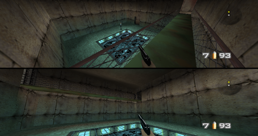 Been working on porting the Silo Surprise map from TWINE 64 into #GoldenEye recently. Going very well thus far. May consider adding some new doorways to help improve flow, especially since you can't drop off ledges. Perfect Dark would play closer to its original, in that regard.