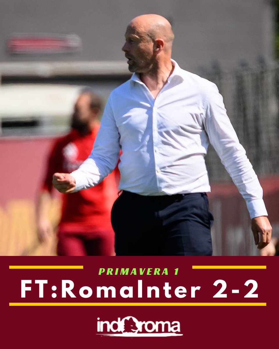indoroma_'s tweet photo. ⚽ 19' #Coletta 🐺
⚽ 36' #DellaRocca 🐺
⚽ 55' Topalovic
⚽ 58' Mosconi
.
.
#ASRoma #RomaInter #Under20 #asromaprimavera #primavera1tim #primavera1 #romaprimavera #calcio #grazieroma #forzaroma #dajeroma #romayouth #indoroma https://t.co/80m7wz5QzU