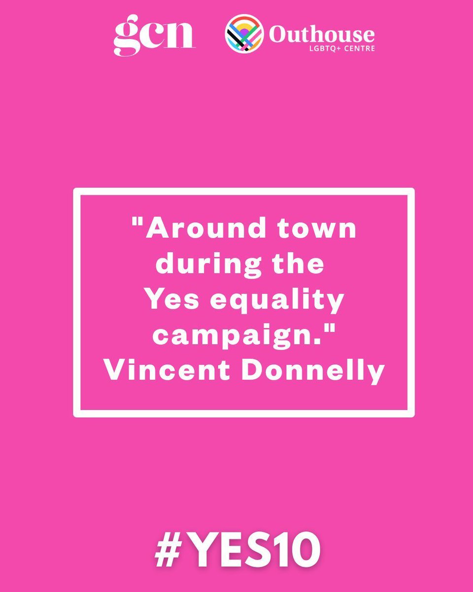 GCNmag's tweet photo. Remember what it was like to walk around Dublin during the YES campaign? If you'd like to share your memories of that time with us and be featured in our #YES10 campaign in collaboration with @outhouse_dublin, fill out the form π https://t.co/gNKGry7iOa https://t.co/xTbHz0F4T2