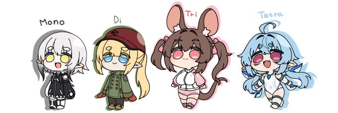 うちのこ 倍数接頭辞組 SDver. 