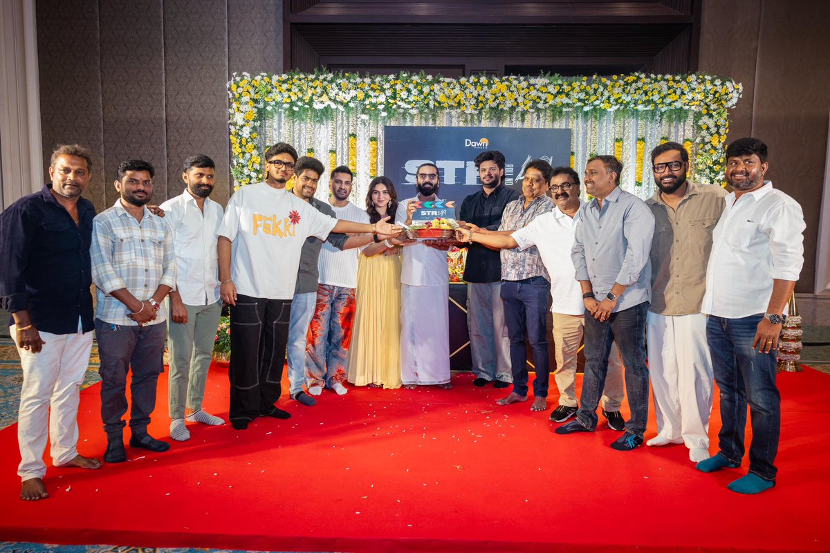 Aakash baskaran (@aakashbaskaran) on Twitter photo Thank you <a href="/SilambarasanTR_/">Silambarasan TR</a> anna for #STR49 ♥️♥️♥️♥️♥️
Special thanks to <a href="/iamsanthanam/">Santhanam</a> anna for making it happen 🙌🏻
The boys are back 💥💥💥
<a href="/ImRamkumar_B/">Ramkumar Balakrishnan</a> <a href="/manojdft/">manoj paramahamsa</a> sir <a href="/SaiAbhyankkar/">abhyankkar</a> <a href="/11Lohar/">Kayadu Lohar</a> <a href="/DawnPicturesOff/">DawnPictures</a> Thank you <a href="/SilambarasanTR_/">Silambarasan TR</a> anna for #STR49 ♥️♥️♥️♥️♥️
Special thanks to <a href="/iamsanthanam/">Santhanam</a> anna for making it happen 🙌🏻
The boys are back 💥💥💥
<a href="/ImRamkumar_B/">Ramkumar Balakrishnan</a> <a href="/manojdft/">manoj paramahamsa</a> sir <a href="/SaiAbhyankkar/">abhyankkar</a> <a href="/11Lohar/">Kayadu Lohar</a> <a href="/DawnPicturesOff/">DawnPictures</a>