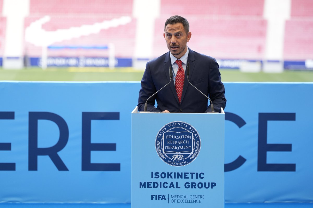 Isokinetic Conference (@footballmed) on Twitter photo Presenting the dazzling opening ceremony🏟️🎤
<a href="/FDellaVilla/">Francesco Della Villa MD</a> & Stefano Della Villa <a href="/IsokineticMed/">Isokinetic</a>
Enrique Cerezo Torres - President <a href="/Atleti/">Atlético de Madrid</a>
<a href="/andy_massey/">Dr Andy Massey</a> Medical Director <a href="/FIFAcom/">FIFA</a>
<a href="/ClaudioVazquezz/">Claudio Vazquez</a> Head of the Medical <a href="/rfef/">RFEF</a>
Pedro Guillen <a href="/ClinicaCEMTRO/">ClinicaCEMTRO</a>
⭐️⭐️⭐️⭐️⭐️
Vamos #isoK25 Presenting the dazzling opening ceremony🏟️🎤
<a href="/FDellaVilla/">Francesco Della Villa MD</a> & Stefano Della Villa <a href="/IsokineticMed/">Isokinetic</a>
Enrique Cerezo Torres - President <a href="/Atleti/">Atlético de Madrid</a>
<a href="/andy_massey/">Dr Andy Massey</a> Medical Director <a href="/FIFAcom/">FIFA</a>
<a href="/ClaudioVazquezz/">Claudio Vazquez</a> Head of the Medical <a href="/rfef/">RFEF</a>
Pedro Guillen <a href="/ClinicaCEMTRO/">ClinicaCEMTRO</a>
⭐️⭐️⭐️⭐️⭐️
Vamos #isoK25