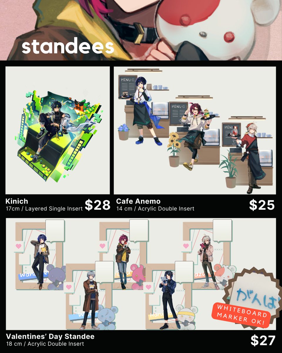 【Likes and RTs appreciated!】
My Doujima catalogue!
📼 ZZZ/Genshin/HSR/Vanitas
Unfortunately because of my health I will not be taking preorders!
🏹Suntec Convention Centre
10 - 11 May
See you there!! (1/3)
#doujimasg #doujima2025catalogue #doujima2025
