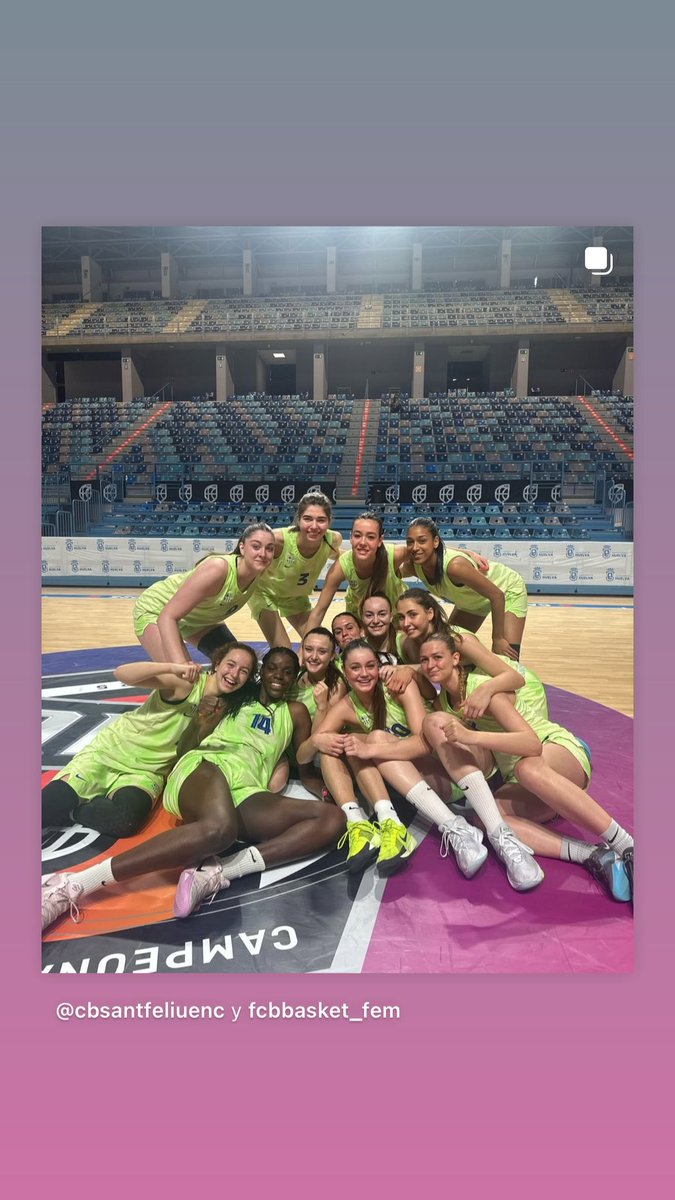 👏 𝗩𝗜𝗖𝗧𝗢𝗥𝗜𝗔 👏

𝑺𝑶𝑴-𝑯𝑰 𝑬𝑸𝑼𝑰𝑷 !i

 #FEBJuniorF2025🏆🏆FINAL🏆🏆 

<a href="/FCBbasket_fem/">Barça CBS</a>.  79
 🆚
<a href="/Penya1930/">Club Joventut Badalona</a>            50

🏀 #52moments #FemClubFemAfició #Base #CBS #98anys #SantFeliu