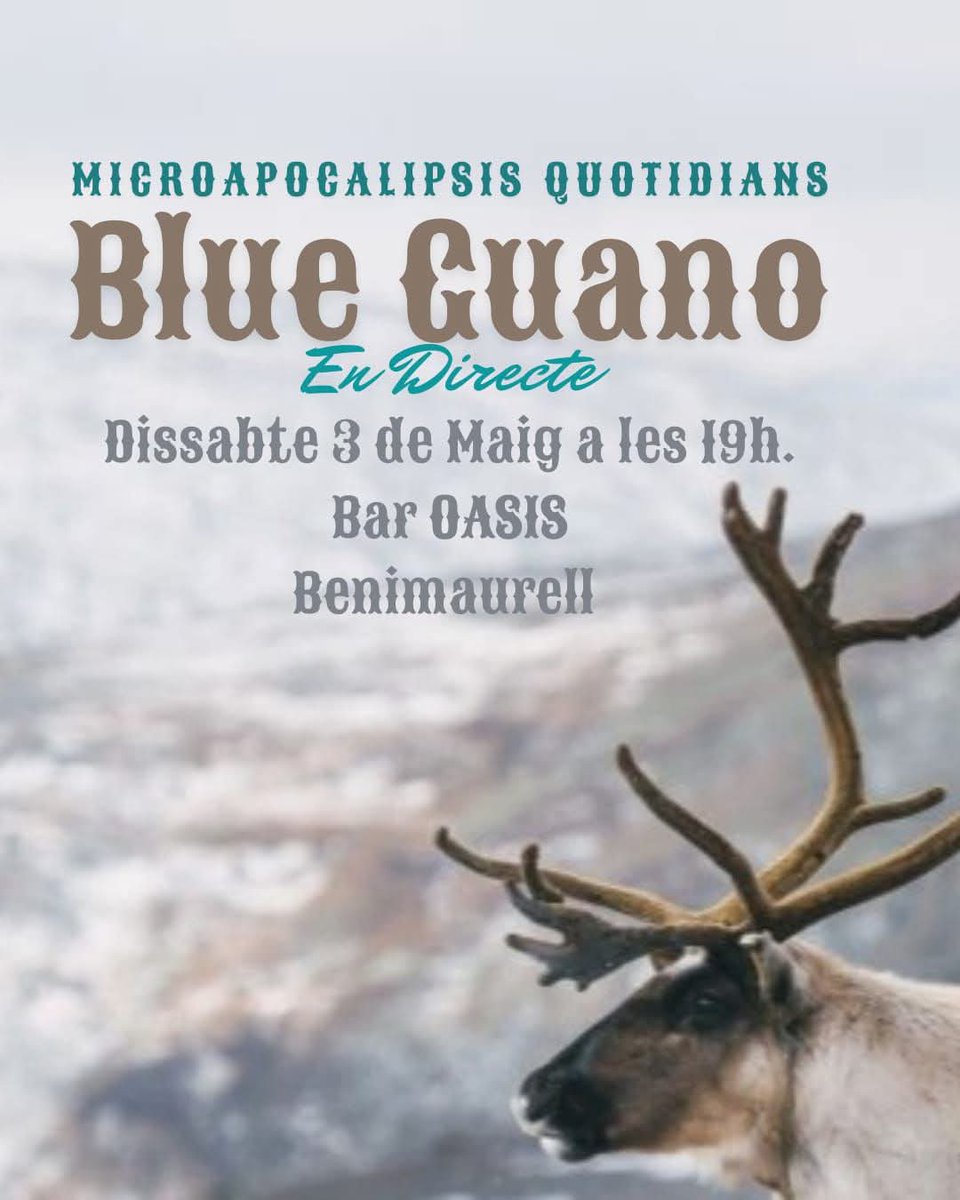 blue_guano's tweet photo. Si no teniu res a fer i voleu passar una estona amb bona música en directe...ens vegem al poble dalt!!! https://t.co/Hq4YhVOicn
