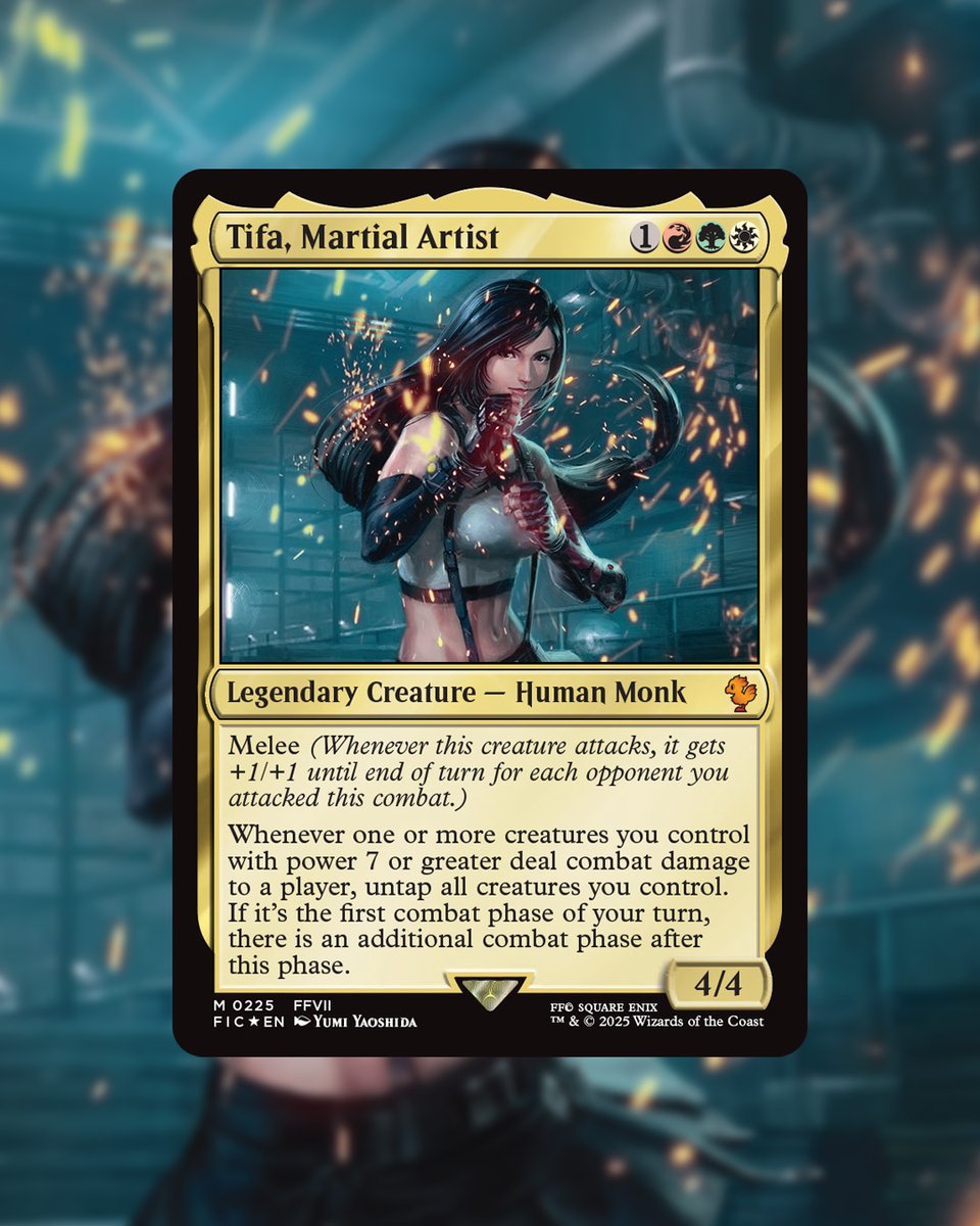 mtg tifa lockhart commander deck Having alongside Cloud, as the Alt for the FFVII Commander for MtG, to me, is an acknowledgement of her importance to the story and world of FFVII Ready to play MTG EDH deck from Gray Gauntlet Games. Tifa, Martial Artist (#206) (borderless)