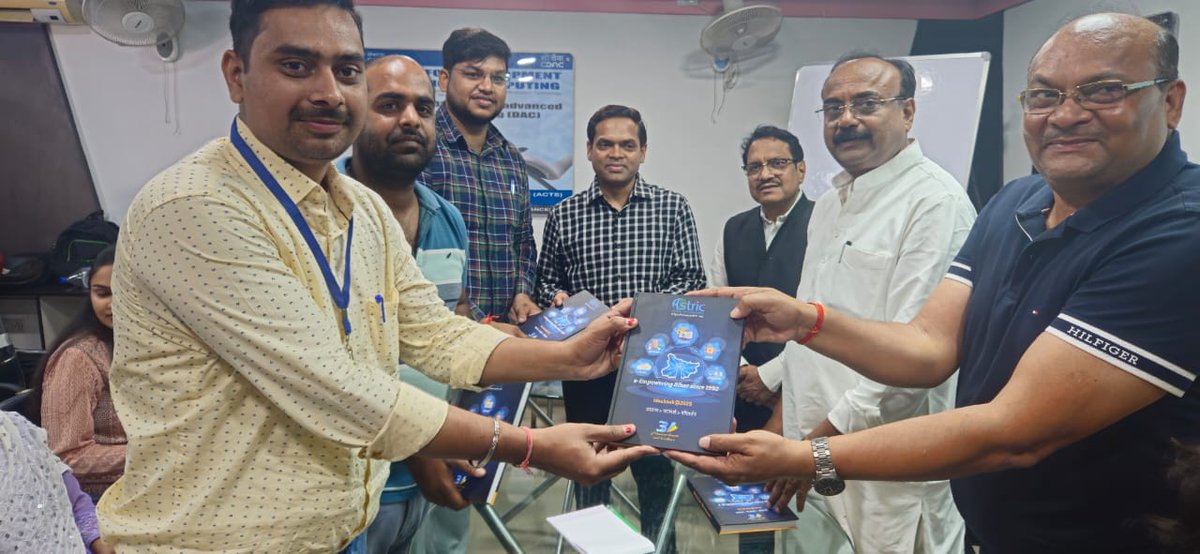 CdacAtc's tweet image. Session was chaired by Company Partners Mr. Pravin Kumar and Mr. Prabhat Sinha and Mr. Sanjeev Chourasia MLA Digha as Chef Guest.