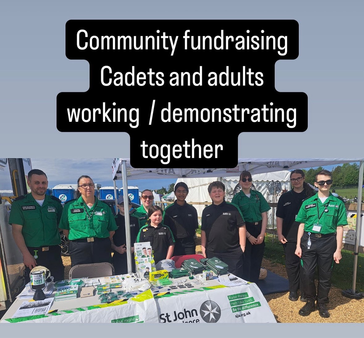 SJA_NorthHerts Youth / Adult (@sja_north_herts) on Twitter photo Community engagement on events.
Providing first aid cover and Public relations with demonstrations and fundraising.
<a href="/stjohnambulance/">St John Ambulance England</a> <a href="/SJAEastYouth/">SJA East Midlands and East of England Youth</a> <a href="/SJAEast/">SJA East region</a> Community engagement on events.
Providing first aid cover and Public relations with demonstrations and fundraising.
<a href="/stjohnambulance/">St John Ambulance England</a> <a href="/SJAEastYouth/">SJA East Midlands and East of England Youth</a> <a href="/SJAEast/">SJA East region</a>