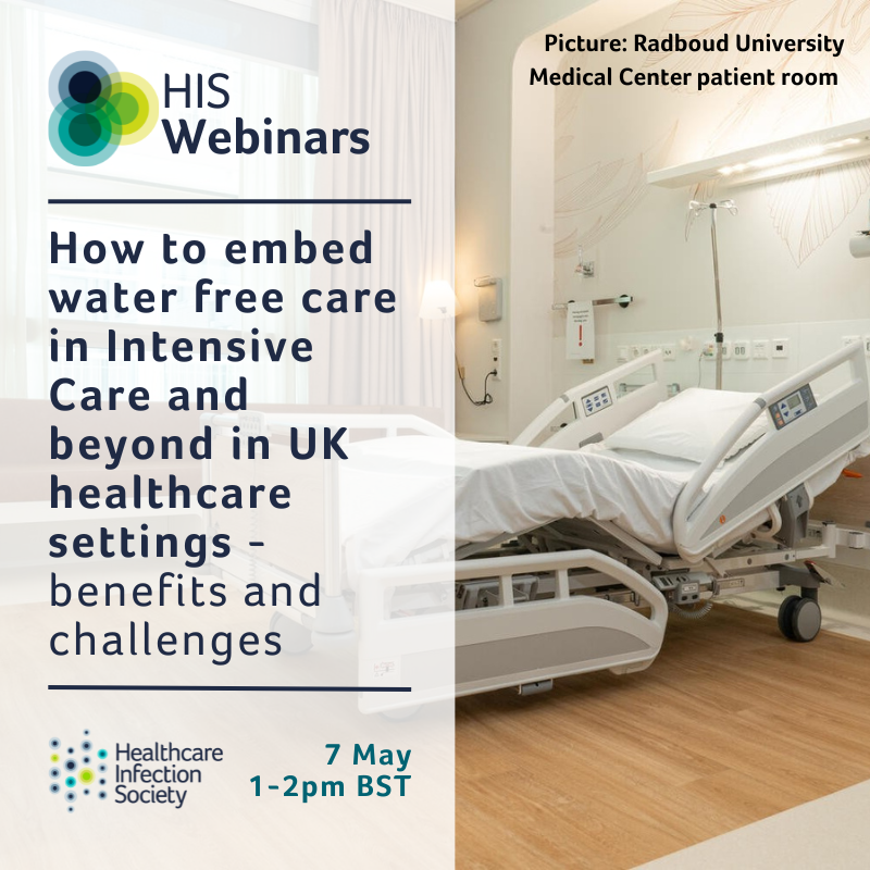 HIS_infection's tweet photo. CALLING ALL HEALTHCARE ARCHITECTS, ENGINEERS, ESTATES, PLANNERS 🏗️ 

Upcoming free lunchtime webinar 💻 How to embed water free care in intensive care and beyond in UK healthcare settings - benefits and challenges

📆 7 May ⌚ 1-2pm

Register 👉 https://t.co/nt2wCdUPYu https://t.co/1eRC4Dh8UA