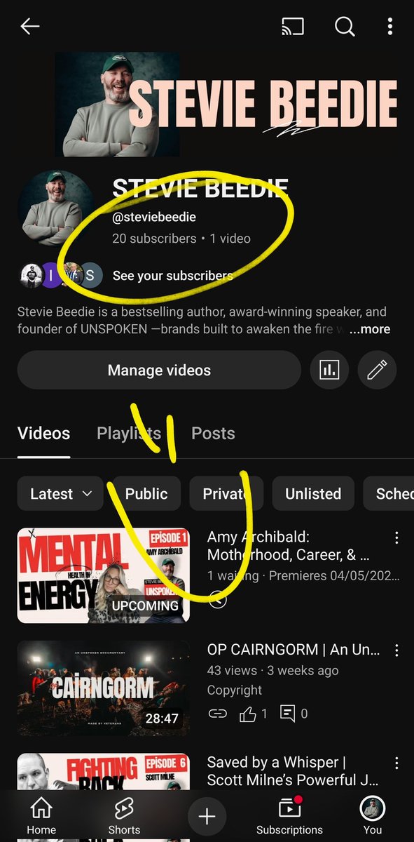 20 subscribers, so fucking grateful and happy, 20 people to share amazing content and bring them gold stuff ✨️ 💛