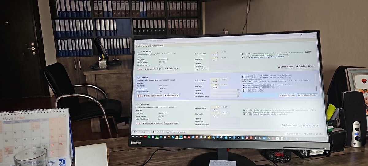 Tek tuşla olan tek iş e defter gönderimi olsa gerek. Oda #luca ile mümkün. Teşekkürler #Luca