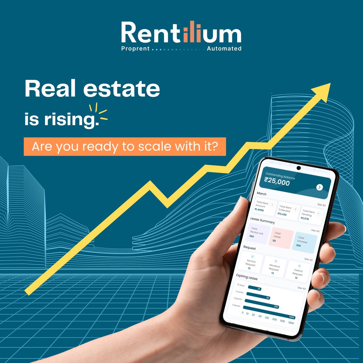 rentilium's tweet image. &quot;India’s home prices are set to rise 6.5% in 2025 — driven by high-income demand and a surging rental market. Are you positioned to grow with it?&quot;
Source: @Reuters  
📩 Book a Free Demo: 
rentilium.ai

#SmartERP #GlobalRealEstate #PropTechSolutions…