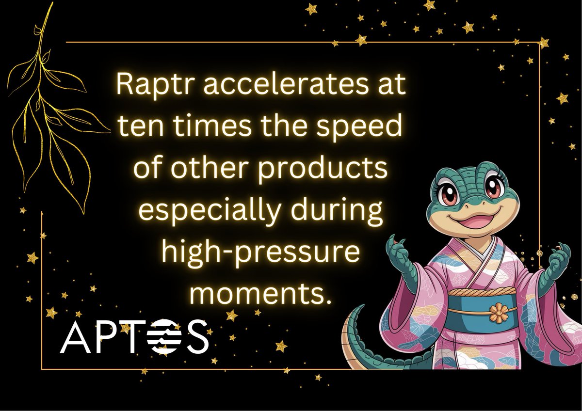 shrizzz11's tweet photo. . @Aptos While others stall, Raptr runs laps.
250K TPS. 750ms finality.
Prefix Consensus = BFT without the bottlenecks.
Resilient. Blazing fast. Battle-ready.
@AptosLabs @alex_aptos
#Raptr #BlockchainSpeed #ConsensusRevolution https://t.co/RcgD5Gb2Zu