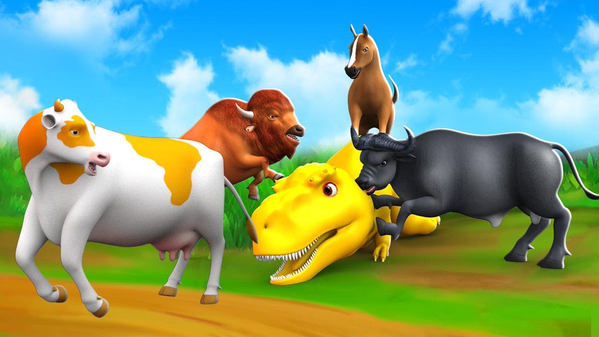 animalstime4's tweet image. Pregnant Cow’s Epic Rescue! 🐮🦖 Evil T-Rex vs Farm Animals in a Wild Resc... youtu.be/luuhcTsbllg?si… via @YouTube 
#PregnantCowRescue, #FarmAnimalAdventure, #EvilTrex, #AnimalRescue, #EpicDinoRescue,#TRexVsFarm, #FarmAnimalsFightBack, #CowRescueMission, #FarmDinoBattle,