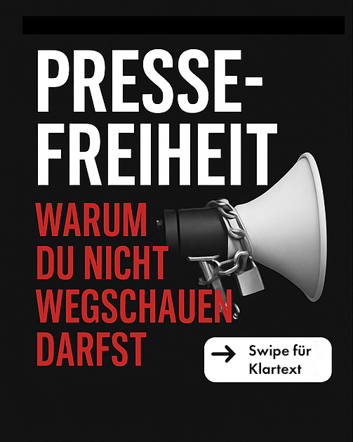 Pressefreiheit - Warum du nicht wegschauen darfst  

#TagderPressefreiheit   

🧵 1/6