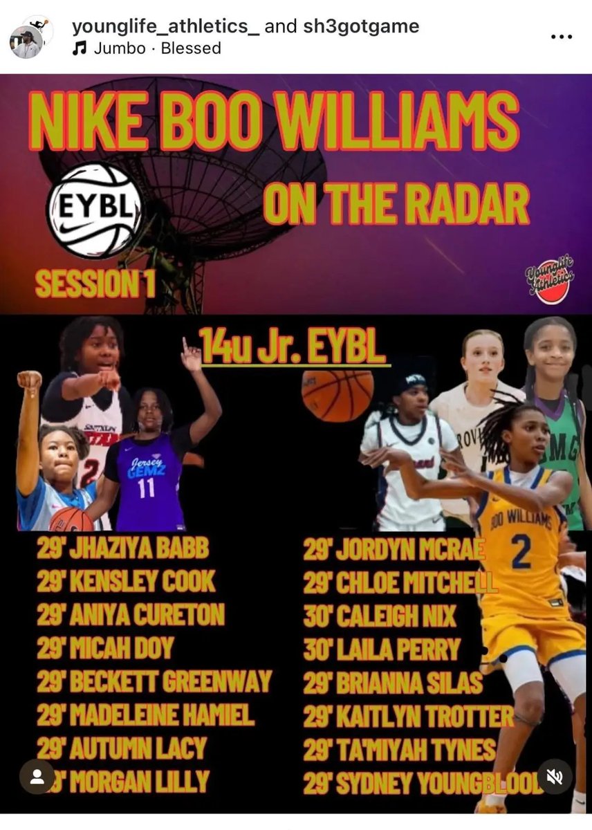 MS PLAY SPORTS (@msplaysports1) on Twitter photo Major S/O <a href="/MississippiALLN/">MississippiALLN</a> players Caleigh Nix and Chloe Mitchell on making Boo Williams Nike EYBL on the radar top 14U list! <a href="/_GenesisCSD5/">Gabe Barber</a> <a href="/MichaelHolbert5/">Michael Holbert</a> <a href="/evgeeker/">Coach EV</a> <a href="/MbaBobcats/">MBA-BOBCATS</a> <a href="/CoachLMWilson/">Larry Maurice Wilson</a> <a href="/YagBallers/">YagBallers</a> <a href="/CoachRuckerTSBO/">Brian Rucker</a> <a href="/FiftyDollahs/">COACH JJ</a> <a href="/jameshughes/">James Hughes</a> Major S/O <a href="/MississippiALLN/">MississippiALLN</a> players Caleigh Nix and Chloe Mitchell on making Boo Williams Nike EYBL on the radar top 14U list! <a href="/_GenesisCSD5/">Gabe Barber</a> <a href="/MichaelHolbert5/">Michael Holbert</a> <a href="/evgeeker/">Coach EV</a> <a href="/MbaBobcats/">MBA-BOBCATS</a> <a href="/CoachLMWilson/">Larry Maurice Wilson</a> <a href="/YagBallers/">YagBallers</a> <a href="/CoachRuckerTSBO/">Brian Rucker</a> <a href="/FiftyDollahs/">COACH JJ</a> <a href="/jameshughes/">James Hughes</a>