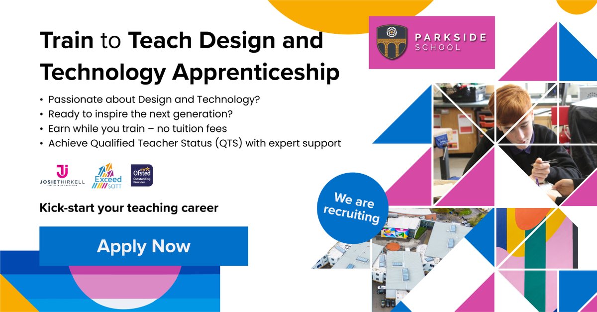 Wellspring Academy Trust (@wellspringat) on Twitter photo Earn while you learn and make a difference! 💰
<a href="/ParksideCulling/">ParksideCullingworth</a> are recruiting #TraintoTeach Apprenticeships, offering opportunities to gain QTS without the financial burden.
For more information on the roles available and to apply, just click here: ow.ly/hbSR50VLQTr Earn while you learn and make a difference! 💰
<a href="/ParksideCulling/">ParksideCullingworth</a> are recruiting #TraintoTeach Apprenticeships, offering opportunities to gain QTS without the financial burden.
For more information on the roles available and to apply, just click here: ow.ly/hbSR50VLQTr