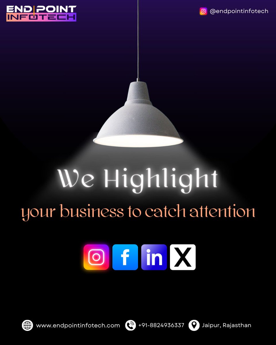 point_end46069's tweet photo. 🌟📣 We Make Your Business Stand Out — Loud, Clear, and Unmissable.
At End Point Infotech, we highlight your brand with creative strategies that capture attention and drive results. 🎯🔥
#BrandVisibility #CreativeMarketing #EndPointInfotech #DigitalPresence #CatchAttention https://t.co/iPRoE4Slld