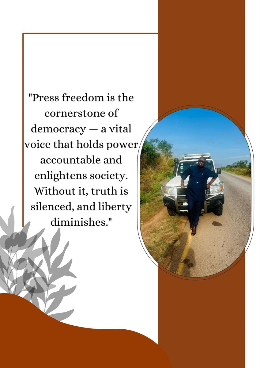 coolpee66's tweet photo. "Press freedom is the cornerstone of democracy — a vital voice that holds power accountable and enlightens society. Without it, truth is silenced, and liberty diminishes." https://t.co/GeJmXMom8h