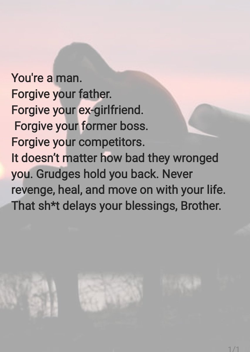 SonofthePlateau's tweet image. You&apos;re a man.
#MasculinitySaturday
#forgivenandfree 
#Motivation #masculinity