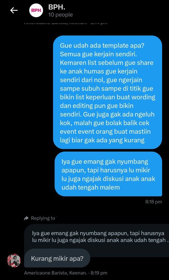 ericjkt48's tweet photo. Gue share disini semua ya awal mula beef gue sama @wriothesdey https://t.co/H9byoSJw81