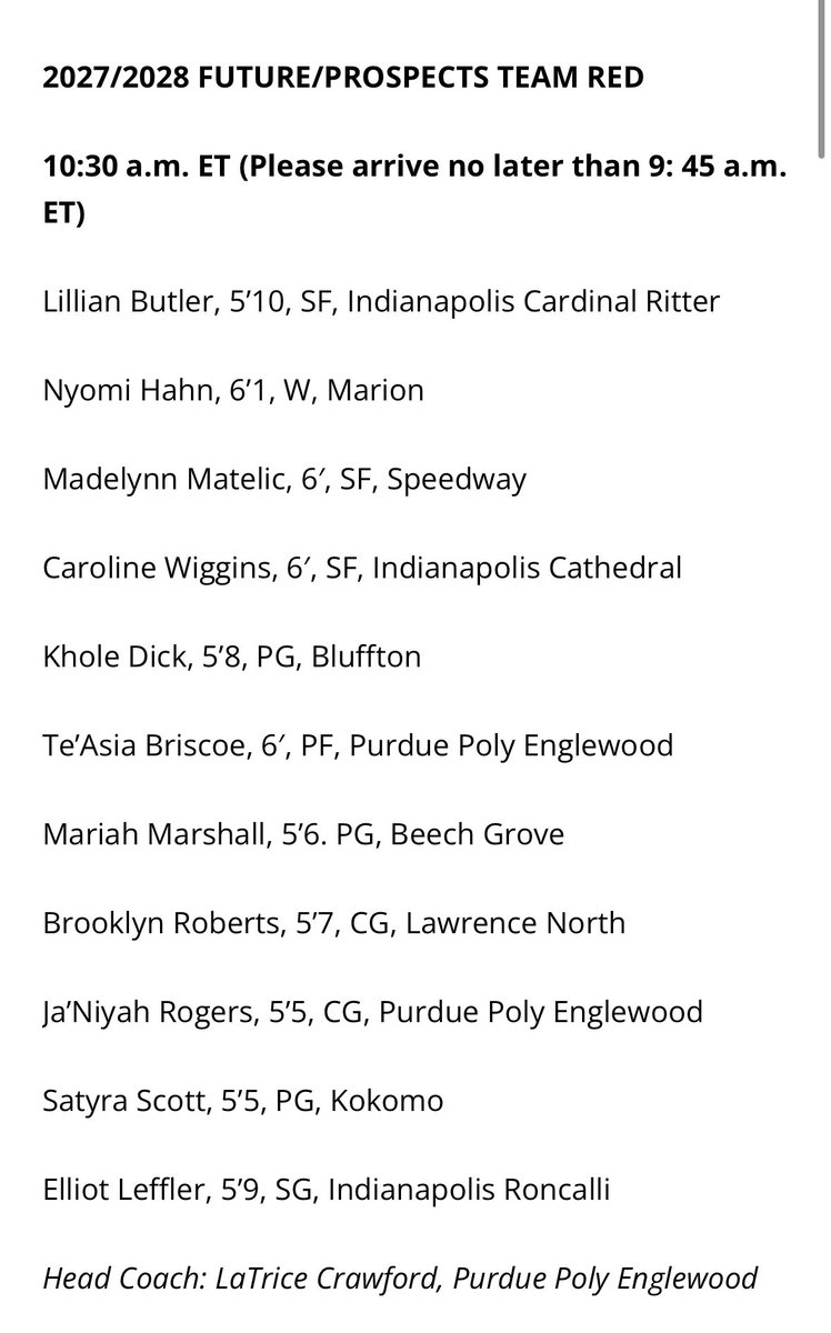 Our 2027 <a href="/SatyraScott/">Satyra Scott</a> will be playing in the Indiana All-Star Classic on June 14! 🏀👏🏼