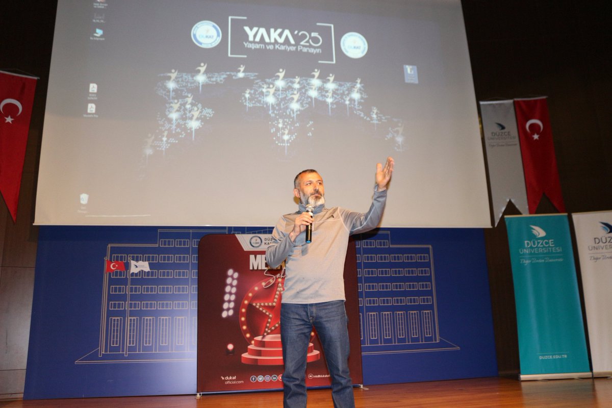 dukatofficial's tweet photo. YAKA'25 etkinliğimizin 2.gün açılış konuşmasını gerçekleştiren ve etkinlikte katılımıyla bizleri onurlandıran danışman hocamız sayın Prof. Dr. Akif KETEN'e teşekkür ederiz.✨💙 https://t.co/O7liCXKN8o