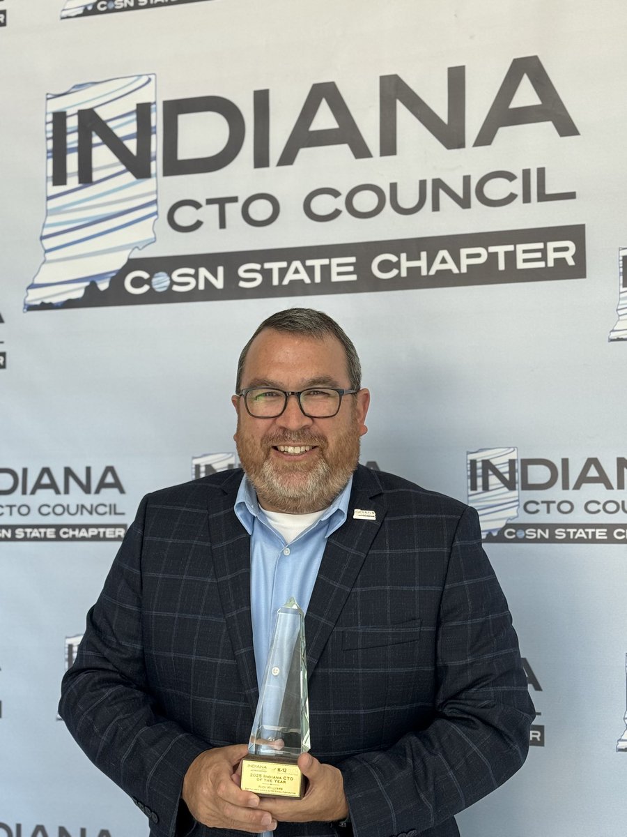 Brenny Kummer (@brenny_kummer) on Twitter photo Congrats to our amazing leader <a href="/bcscedtech/">Nick Williams</a> for winning the inaugural <a href="/IndianaCTO/">Indiana CTO</a> CTO of the Year award!! If you know Nick, you know he’s so deserving of this recognition, and a friend to all statewide. Honored to call him a colleague, mentor, and friend! 🏆 Congrats to our amazing leader <a href="/bcscedtech/">Nick Williams</a> for winning the inaugural <a href="/IndianaCTO/">Indiana CTO</a> CTO of the Year award!! If you know Nick, you know he’s so deserving of this recognition, and a friend to all statewide. Honored to call him a colleague, mentor, and friend! 🏆