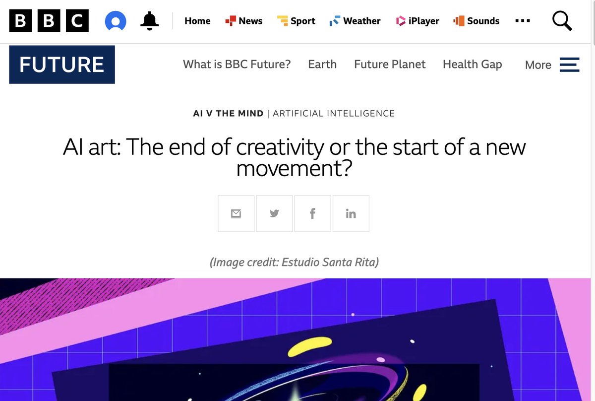 Early AI Art is not an “if” thesis, it’s “when.” 

AI is transforming every industry. The investor who understands that will be rewarded.