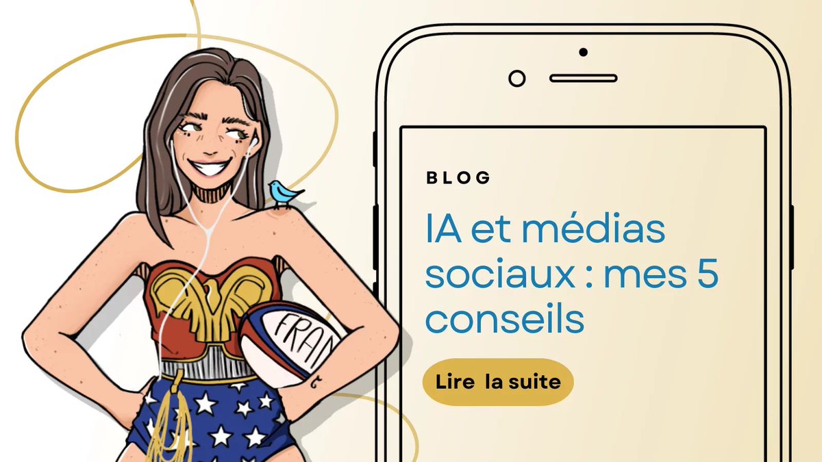 Webmarketing&Co'm (@webmarketingcom) on Twitter photo IA et médias sociaux : mes 5 conseils buff.ly/FFHyQzq
via <a href="/emiliemarquois/">Emilie Marquois</a>
Co-fondatrice de <a href="/cafewayoflife/">Café Way Of Life</a>
Team @labrigadeduweb IA et médias sociaux : mes 5 conseils buff.ly/FFHyQzq
via <a href="/emiliemarquois/">Emilie Marquois</a>
Co-fondatrice de <a href="/cafewayoflife/">Café Way Of Life</a>
Team @labrigadeduweb